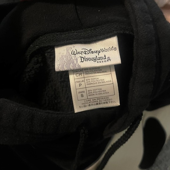 Tim Burton's Nightmare Before Christmas Jack Hoodie Adult Small Black Disneyland - Picture 3 of 6